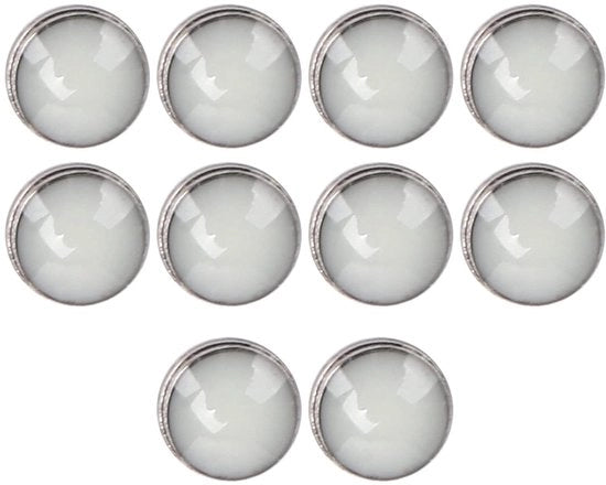 Accessorio orologio illuminante a punti 10 pezzi - Resistente all'ossidazione - Alta tolleranza - Utilizzo ampio - Accessorio orologio - Ideale per il lavoro di fai da te - Bezel orologio illuminante
