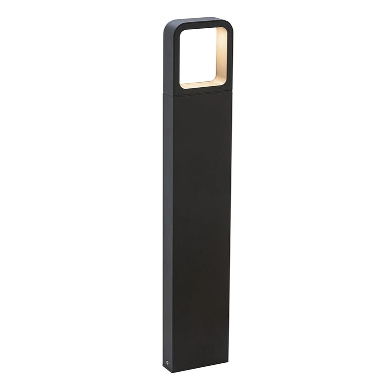 PITT Bollard LED 7W per Giardino, Lampione da terra in Alluminio IP65, 3000K Antracite - Rossini Illuminazione
