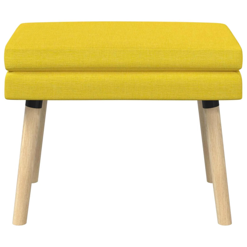 Panchina a doppio strato Giallo Chiaro 60 x 40 x 46 cm Tessuto 42038427