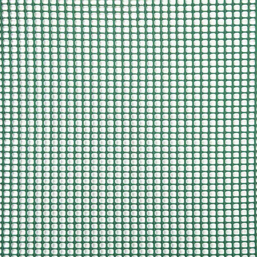 Rete in Plastica Maglia Quadra Esagonale Recinsione Balcone Terrazzi Aiuole 5 mt Misura Maglia: 5 mm Quadra Verde