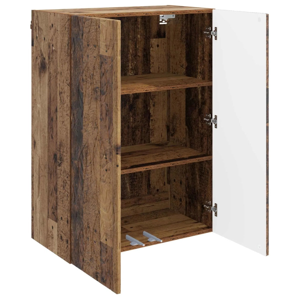 Mobiletto a muro Legno antico 66 x 34,5 x 90 cm