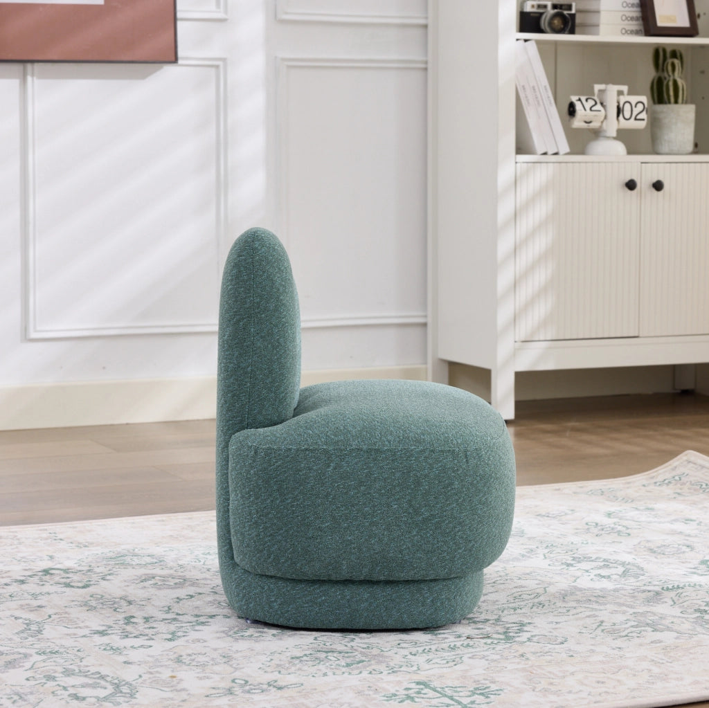 POUF A Forma di Coniglio Imbottito Verde in Tessuto, 6,2 kg
