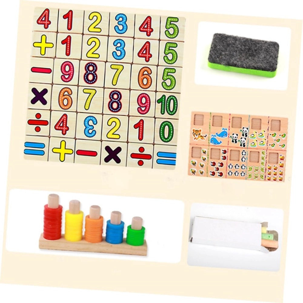 Trade Shop - Scatola Giocattoli Educativi Di Conteggio Giocattolo Per Bambini Multifunzione -