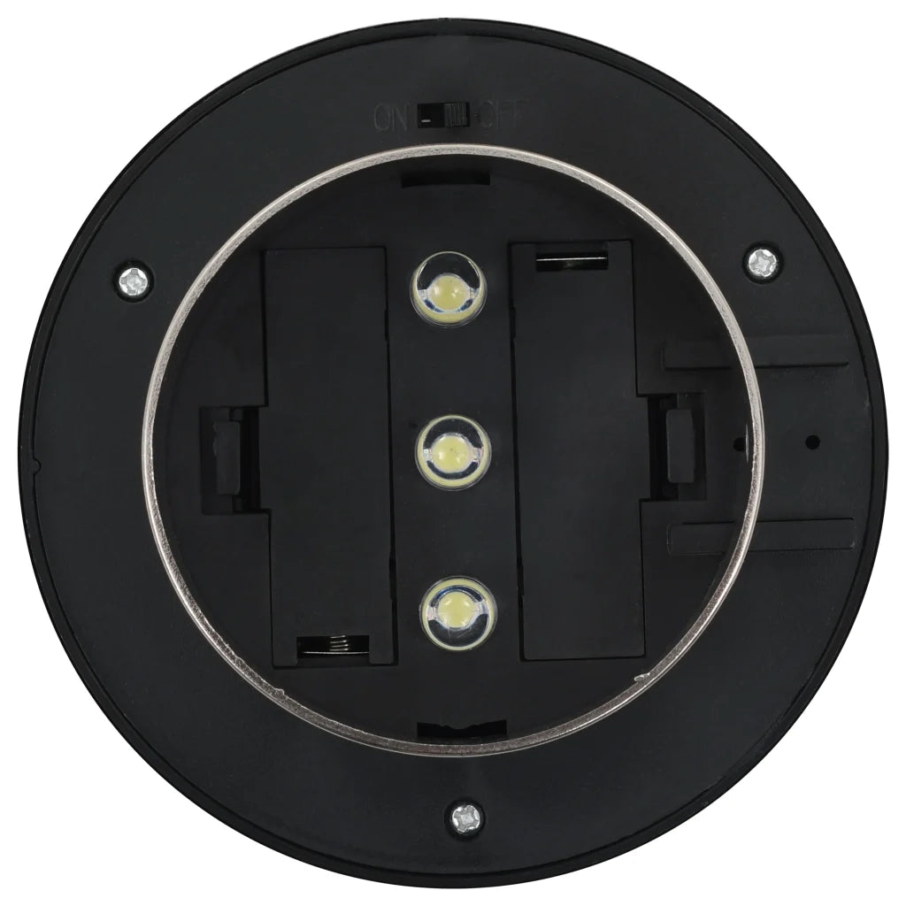 Lampade Solari da Esterno 12 pz LED Rotonde 12 cm Bianche 277135