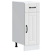 Mobile da cucina moderno con spazio ottimizzato e ante pratiche 30 x 46 x 81,5 cm legno composito bianco 02_0050052
