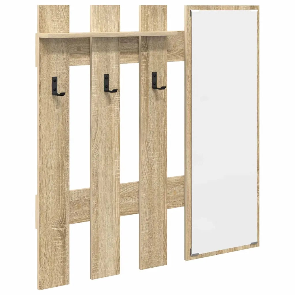 Appendiabiti a muro Rovere Sonoma 100 x 10 x 100 cm 874509
