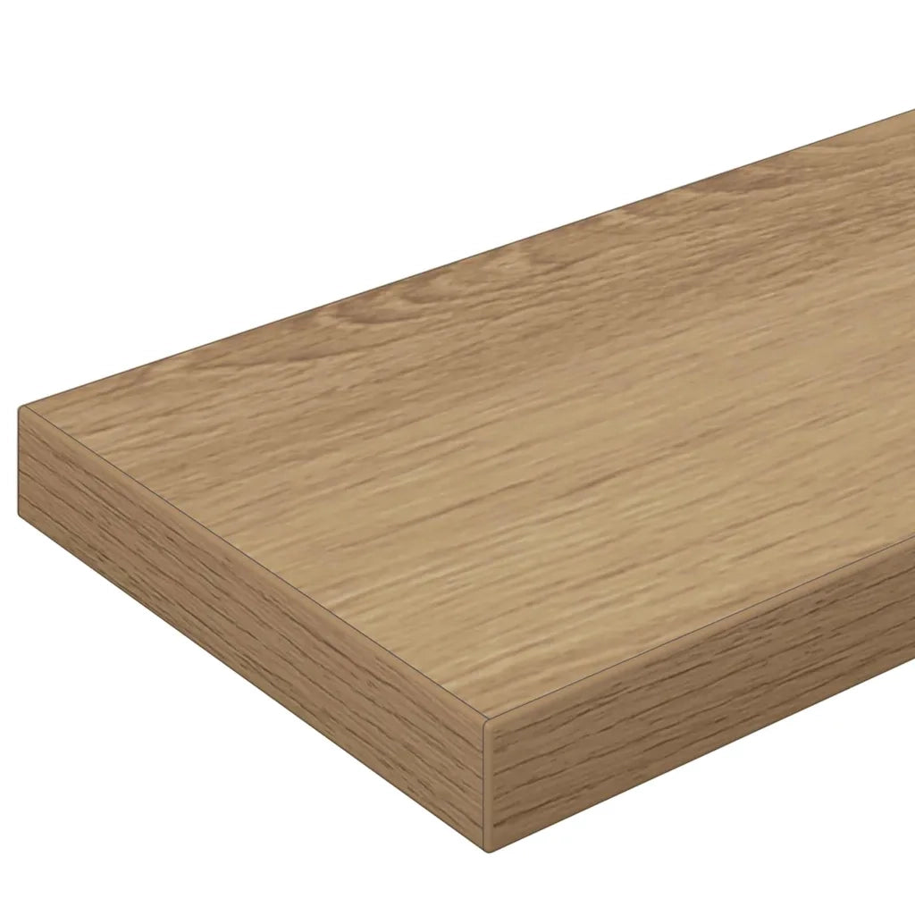 Scaffale 4 pcs Marrone 100 x 10 x 1,5 cm Legno multistrato 875064