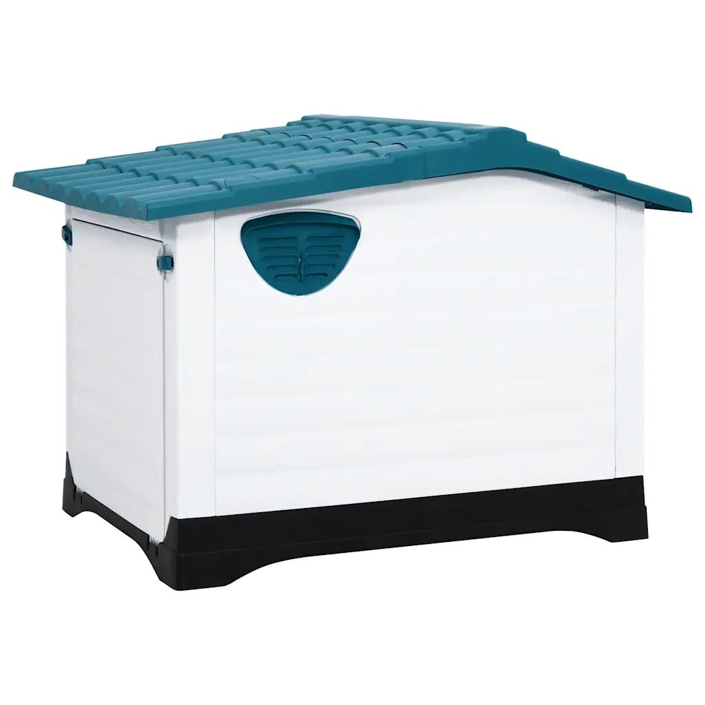 Casetta per Cani Blu 90,5x68x66 cm in Polipropilene 152229