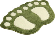 Tapijt per bagno, porta, panno per pavimento, tappeto per bagno, tappeto antiscivolo, sanitario, vasca da bagno, doccia, panno antiscivolo, assorbente acqua, rapido assorbimento, lavabile, pavimento sostenibile, 40 x 60 cm, grande.