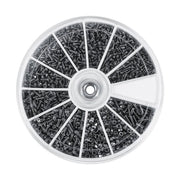 Set di fissaggio meccanico in acciaio inossidabile - 600 pezzi - Riparazione orologi e elettronica - Set completo - Ideale per tecnici