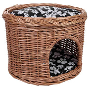 Cuccia in vimini per animali 42x42x32h cm