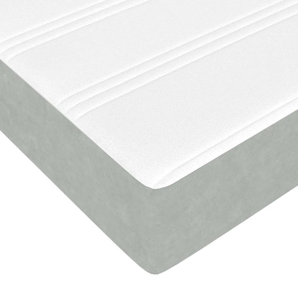 Struttura del letto Grigio chiaro 120 x 190 cm Tessuto 3399278