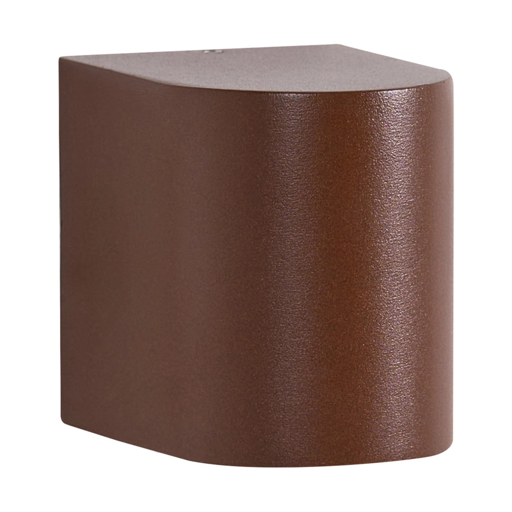 Set di 4 lampade da esterno per pareti esterne, 8 cm, in metallo e alluminio, moderne, merrone