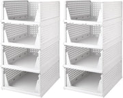 Scatole di archiviazione riutilizzabili per armadio - Materiale PP ecocompatibile - 1 pezzo