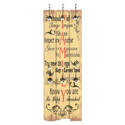 Appendiabiti da Parete con 6 Ganci FAMILY 120x40 cm CFW4493882