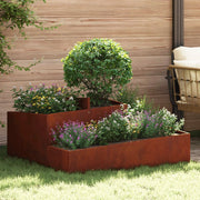 Vaso da giardino Marrone 100 x 100 x 50 cm