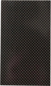 Telaio in fibra di carbonio lucido 75 * 125 * 1.0mm per hobby e modellismo aerei.