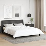 vidaXL Trapunte & Duvet Bianco 200 x 220 cm Microfibra