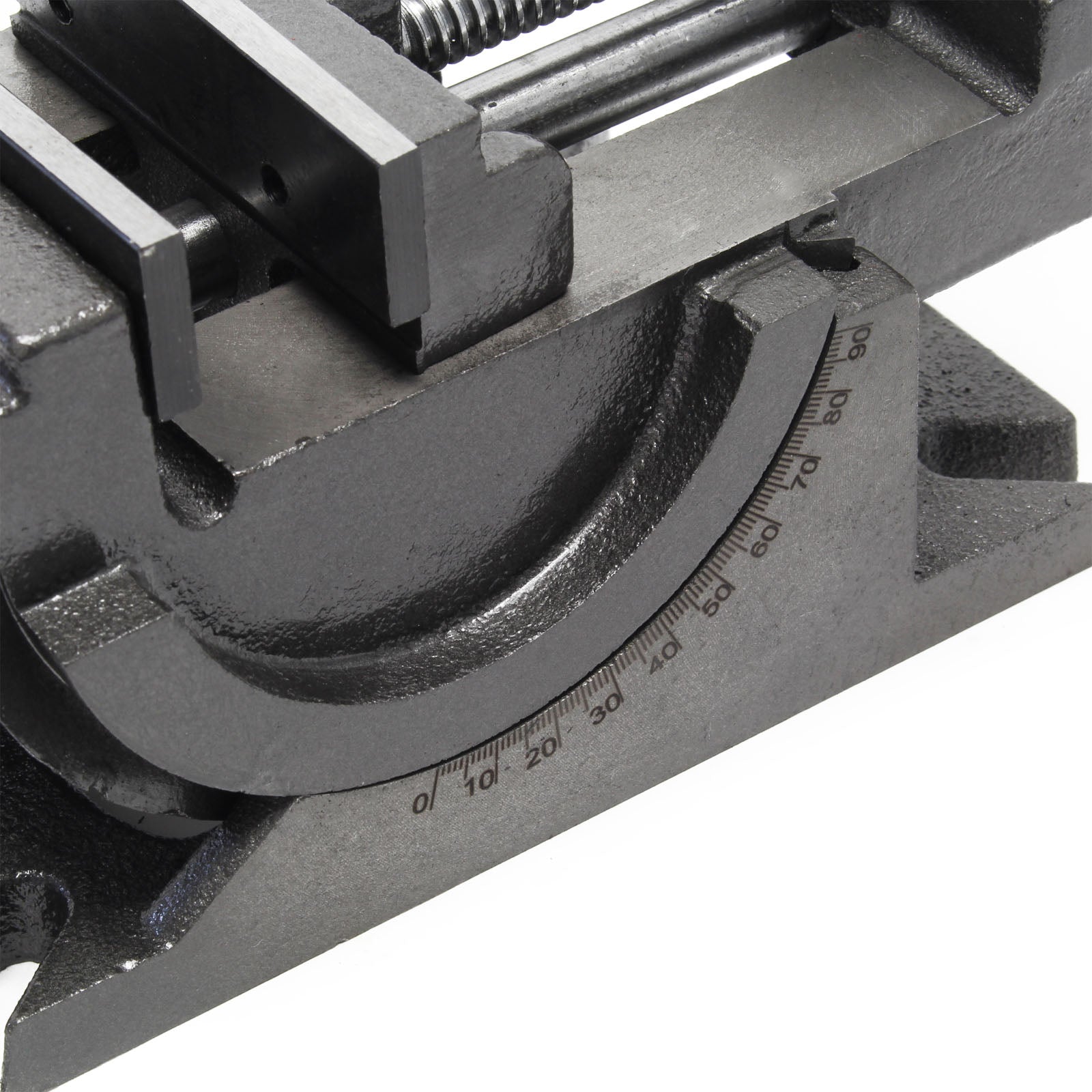 Morsa meccanica di precisione Larghezza ganasce 100 mm Orientabile verticalmente