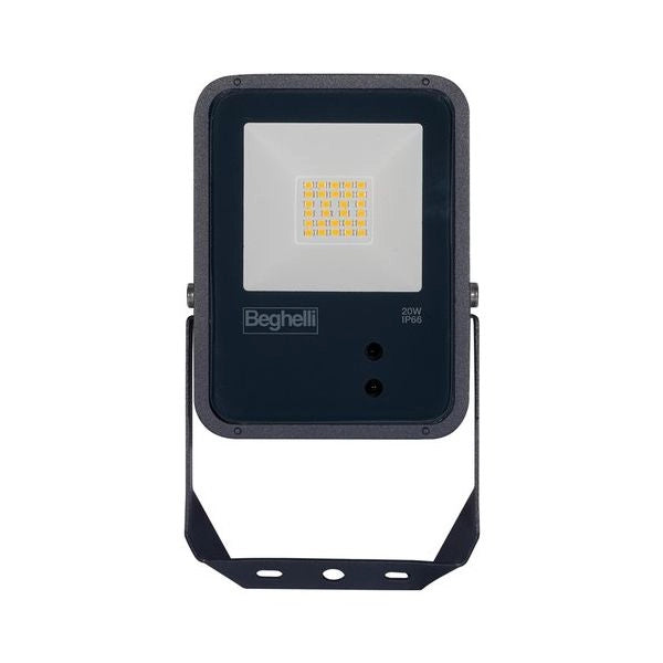 Proiettore con sensore presenza beghelli 86170 floodlight fl 50w nero