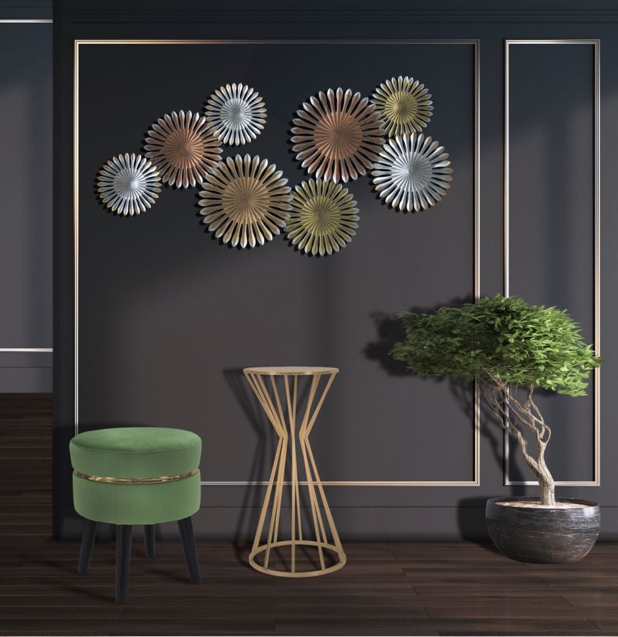 Porta Telefono Stick Glam Ø38x80 cm in Ferro Oro