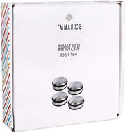 Stoppera porta piano ca. 10 x 4 cm con protezione in gomma 4-pack con cuscinetto di protezione per porta