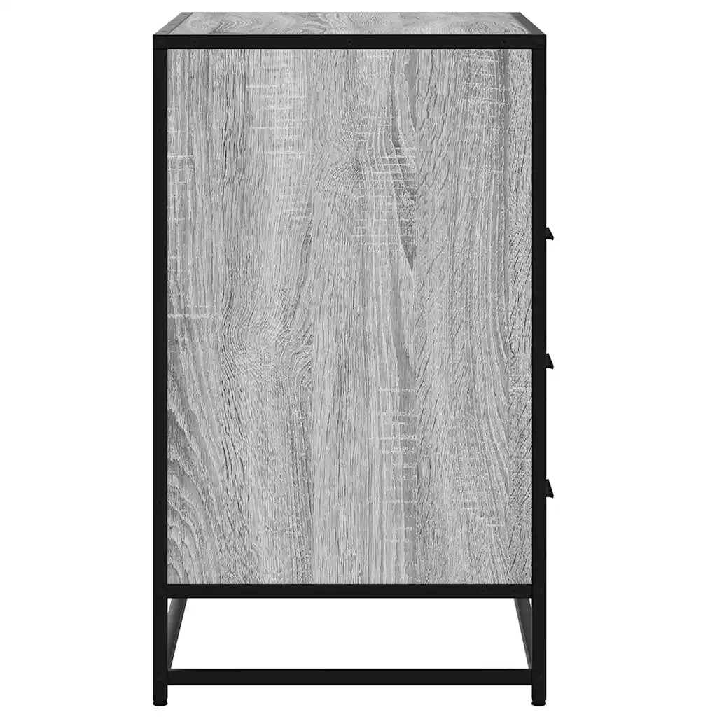 Cassettiera Grigio Sonoma 70x41x70 cm in Legno Multistrato 849087