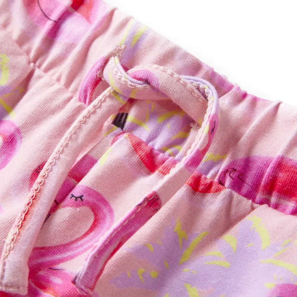 Pantaloncini Bambini Coulisse Rosa Chiaro 128 14665