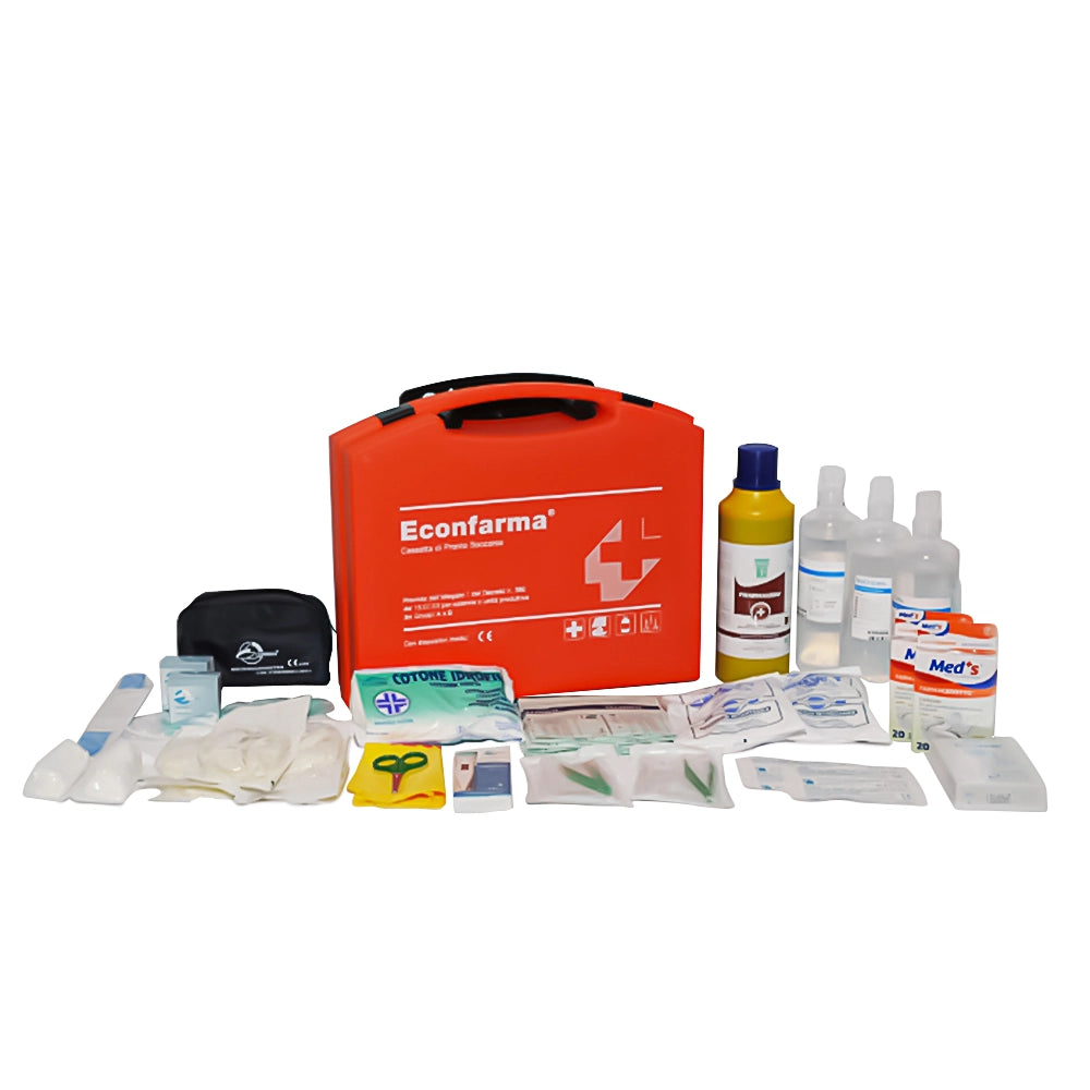 Cassetta pronto soccorso pro portatile con kit completo