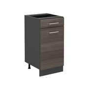 Vicco Mobiletto base per cucina Grigio nobile 40 cm senza piano di lavoro
