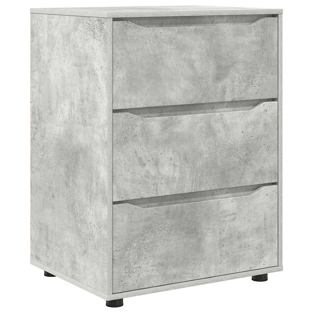 Armadio Grigio cemento 60 x 48 x 81 cm Legno multistrato