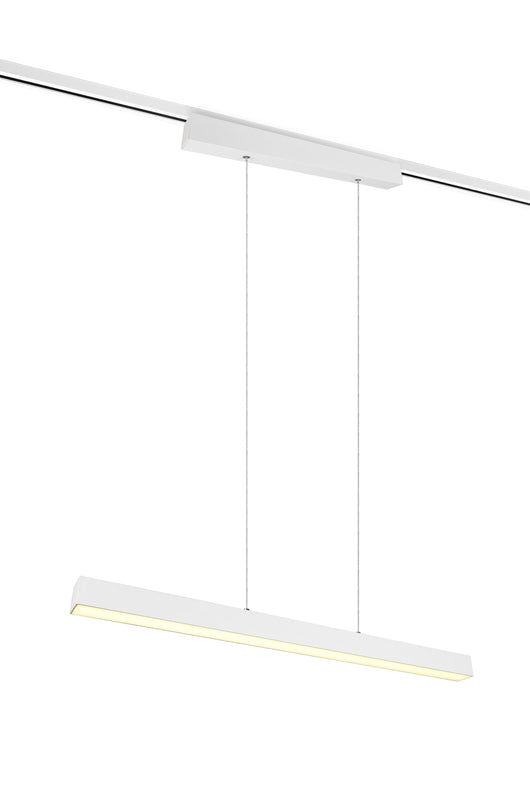 Lampada a Sospensione da Interno a led in Metallo Bianco Opaco