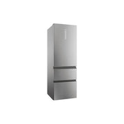 Haier frigorifero combinato HTW5618DNMG, 360 litri, total no frost, Wi-Fi, classe D, congelatore in basso, argento
