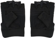 Manopole da moto senza dita - Fietshandschoenen - Antislip e imbottite - Nero - Manopole da esterno - Manopole a metà dita - Semi-manopole