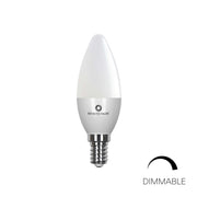 Lampadina LED Flama Dimmable E14 5,5W Retrofit 3000K 418lm 360° TRIAC Dimmerabile - Beneito & Faure per Illuminazione Interna Design