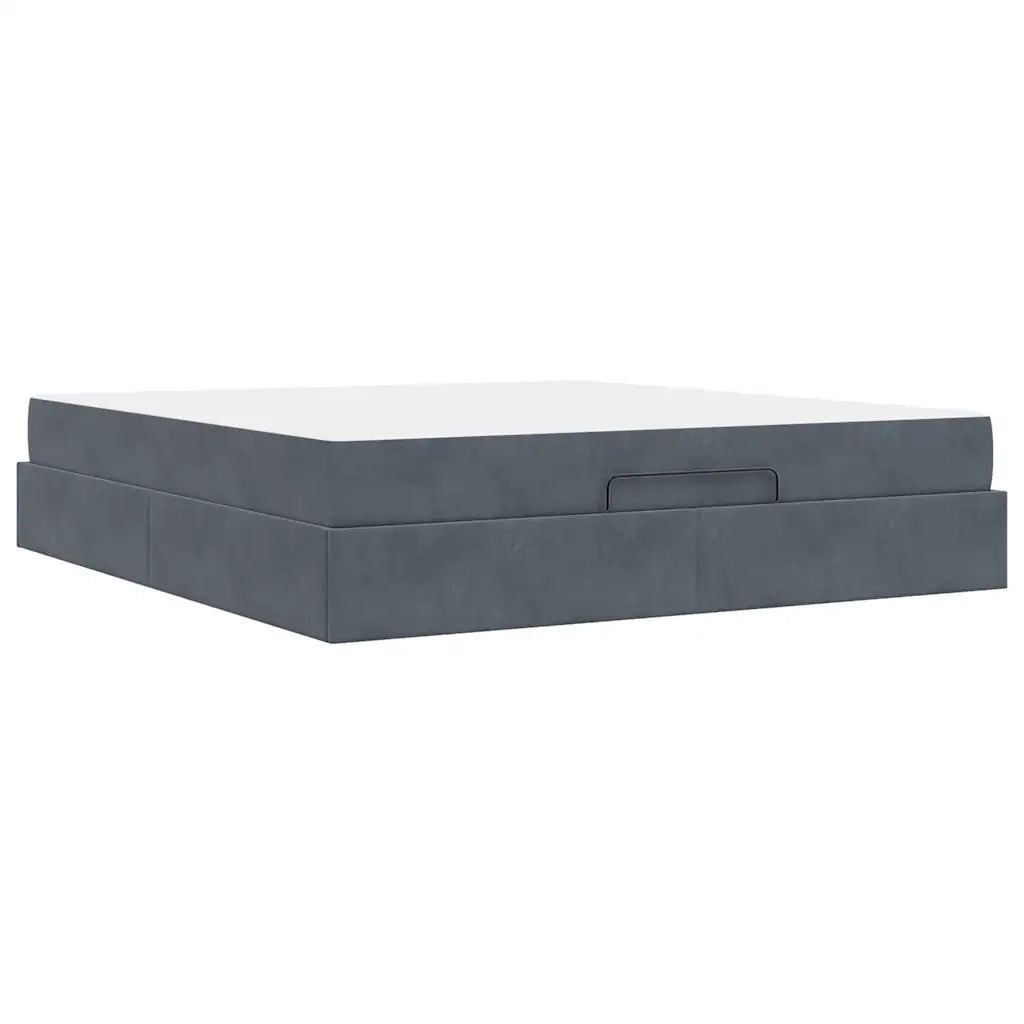 Struttura letto con materasso 2 pcs Grigio Sfumato Velluto 3399577