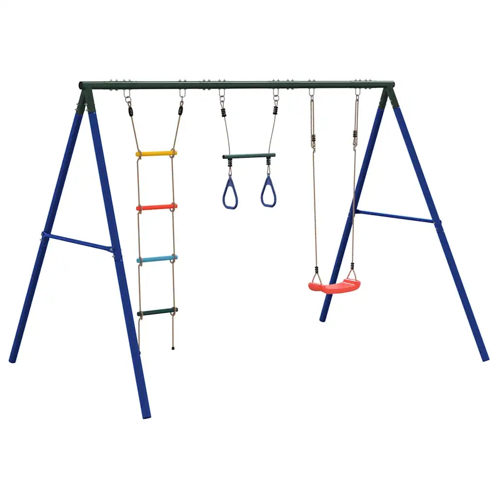 Set Gioco da Esterno con Altalena,Trapezio e Scala