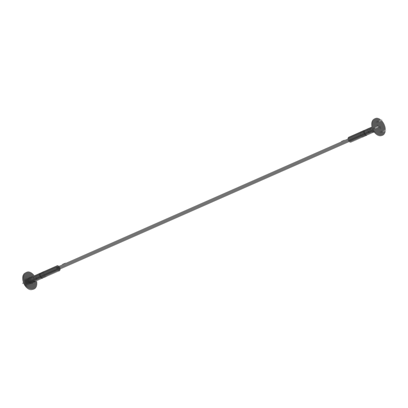 Sistema Lineare Tesi 20mm 05 Mt Nero Ideal-lux