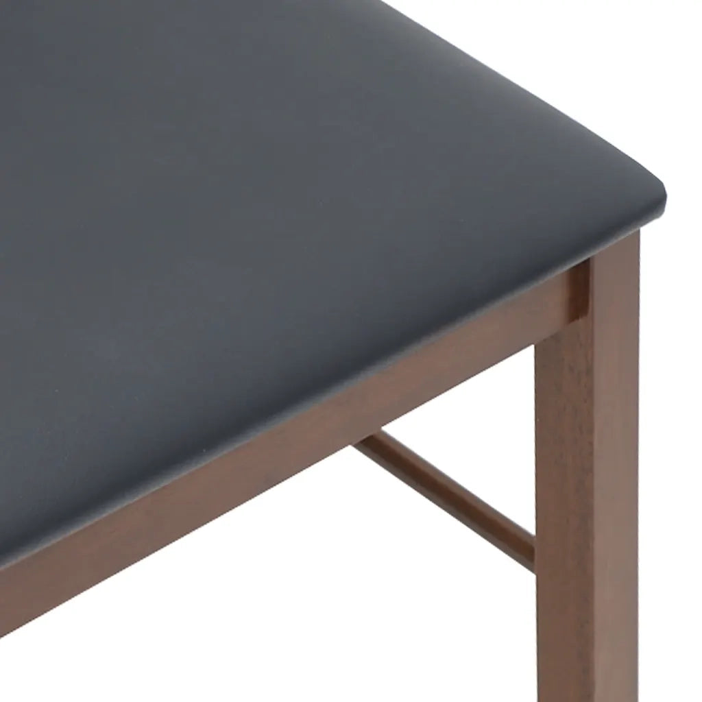 vidaXL Sedie da Pranzo con Cuscini 2pz Marrone Legno Massello di Hevea
