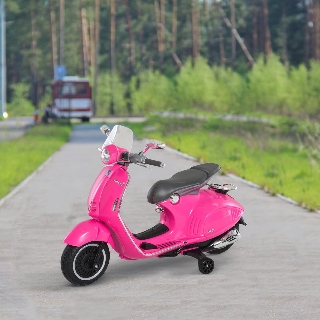 Moto Giocattolo Vespa per Bambini 3+ Anni ¨C Zephmum ¨C Rosa 108x49x75 cm