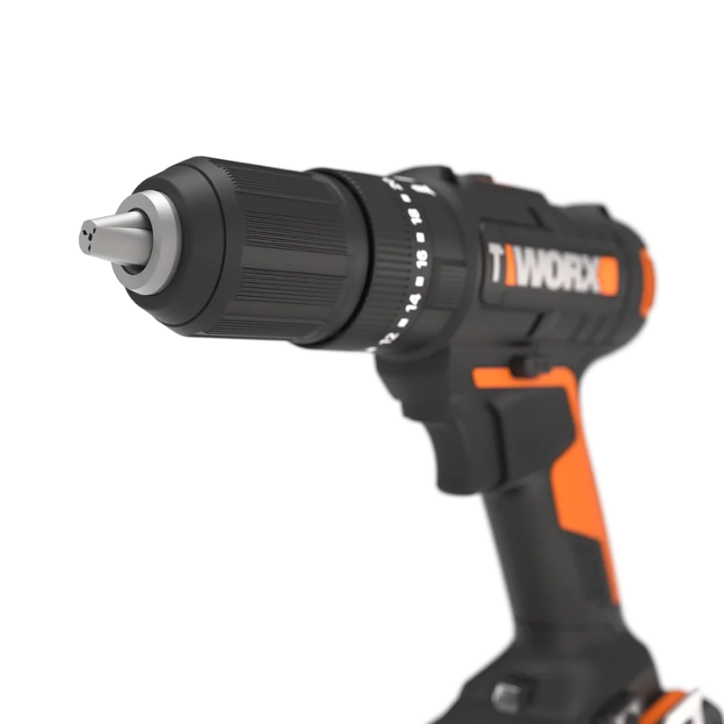 Trapano Avvitatore con Percussione WX370.1 20V 50Nm Mandrino 13mm per Foratura e Avvitatura - Worx