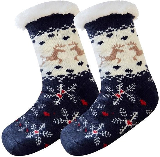Calze invernali unisex con decorazione di orso - Calze calde - Calze antiscivolo - Calze per inverno - Calze comodi - Calze per uomo e donna