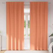 Tende Blackout con Anelli 2 pcs Terracotta 260 x 140 cm 4107527