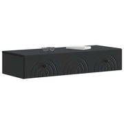 Tavolino da Parete Laterale | Tavolo laterale | Tavolino Nero 87,5 x 34,5 x 17 cm