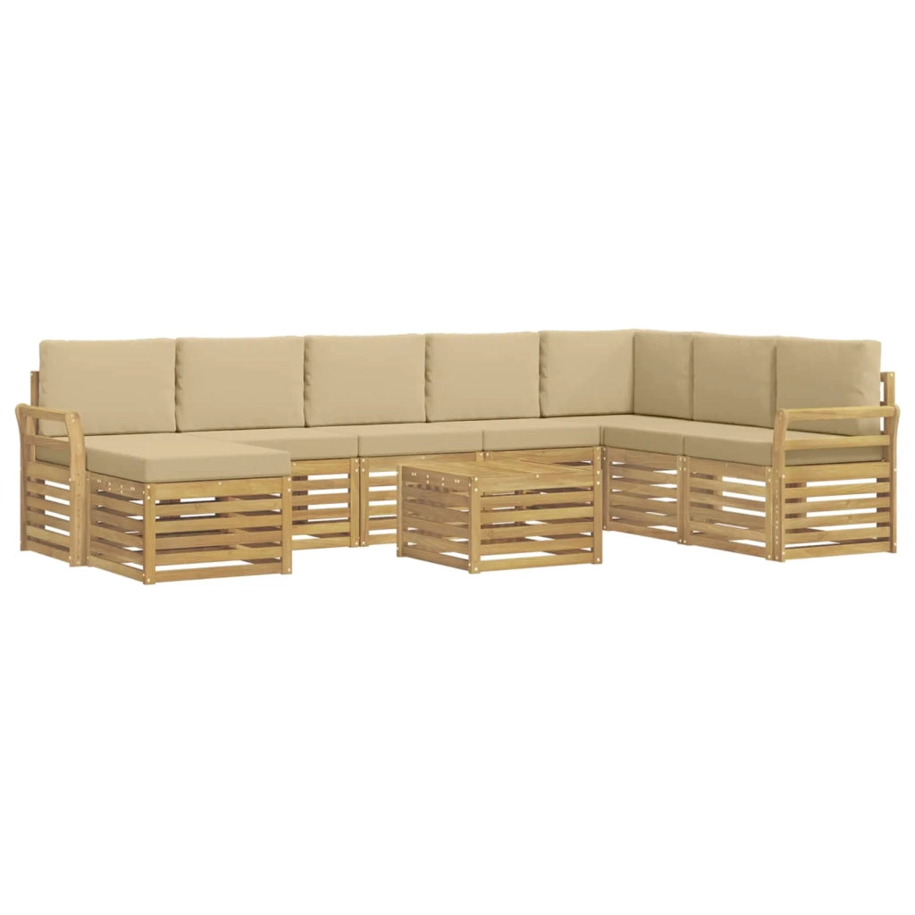 Set divani Legno di Acacia Massello 3392358