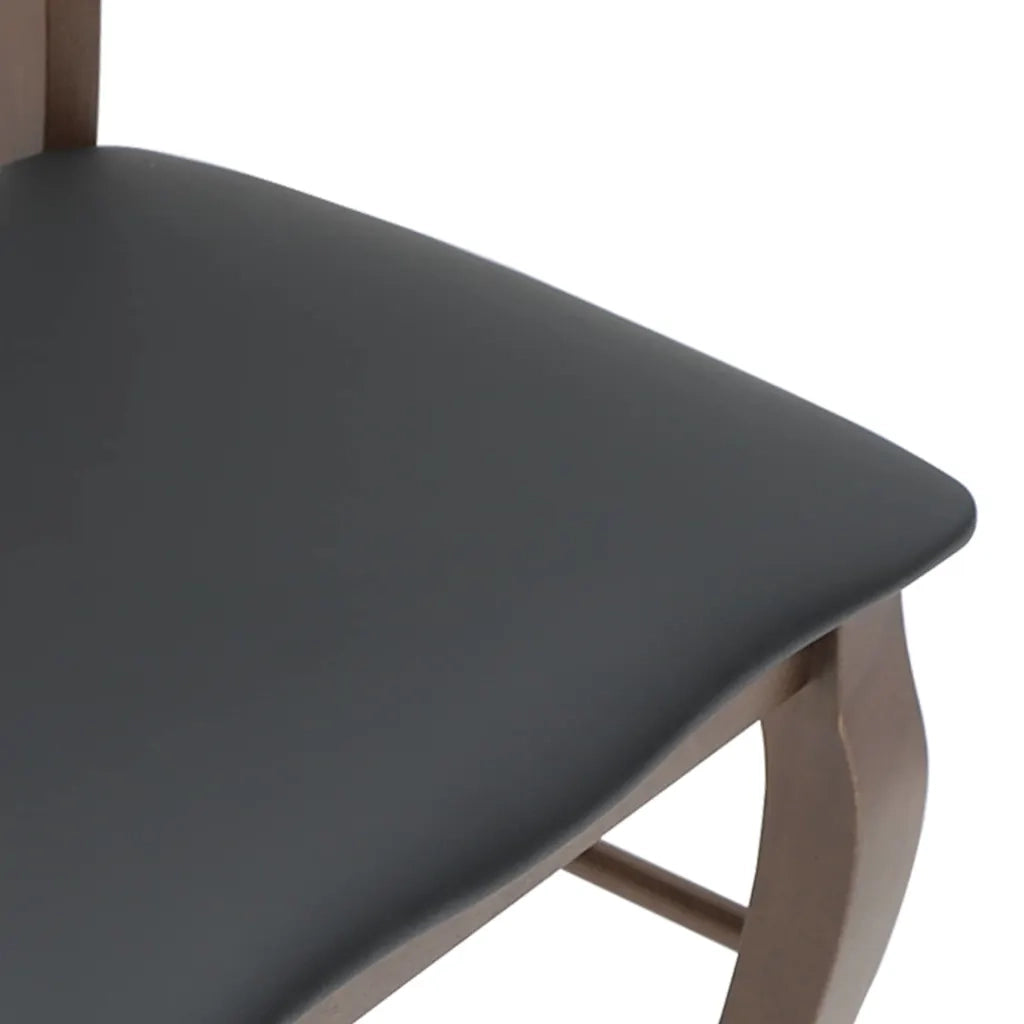 vidaXL Sedie da Pranzo con Cuscini 2pz Marrone Legno Massello di Hevea
