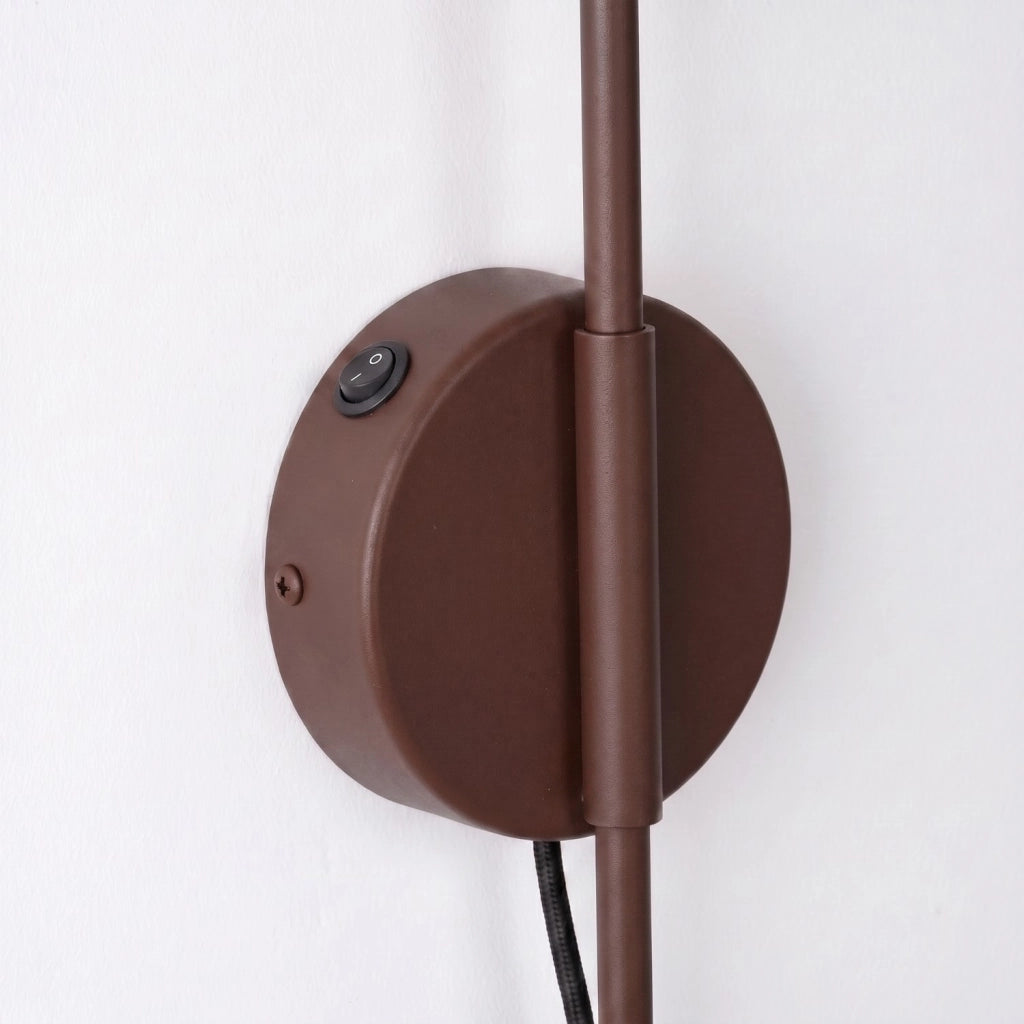 Applique NOX 1 marrone con interruttore