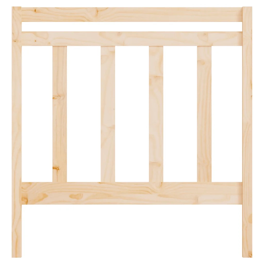 Testiera per Letto 95x4x100 cm in Legno Massello di Pino 822242