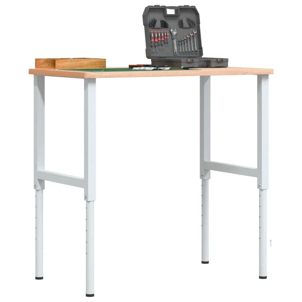 Telai per Banco da Lavoro 2 pz in Metallo 55x(69-95,5) cm Grigi CFW8690711