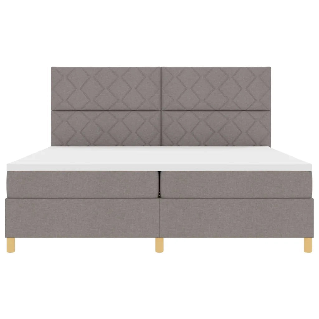 Letto a Sorgente LED con materasso Talpa 200 x 200 cm Tessuto 3343205